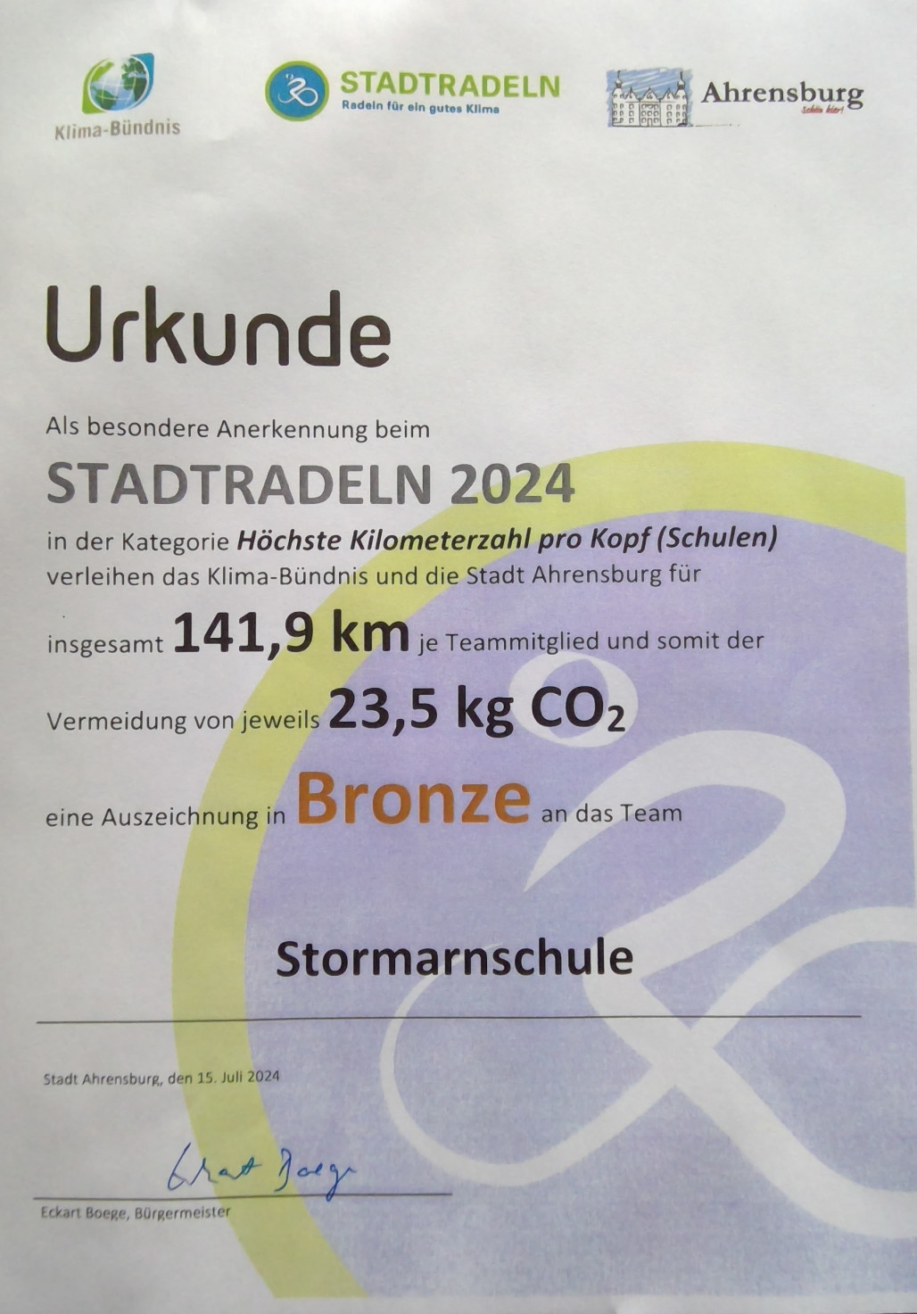 stadtradeln bronze